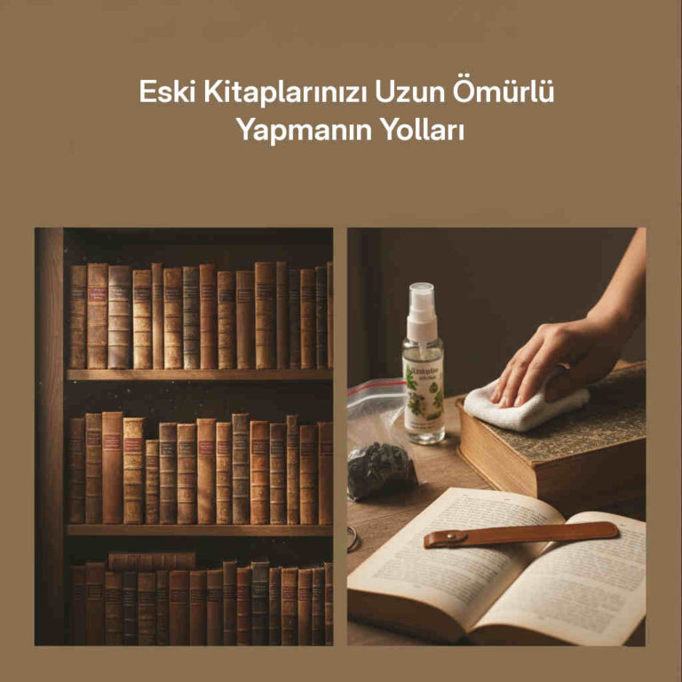 Eski Kitaplarınızı Uzun Ömürlü Yapmanın Yolları
