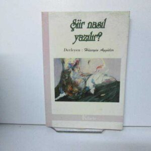 Şiir Nasıl Yazılır - Yazar Belli Değil Kibele Yayınevi kitap kapağı