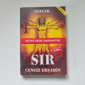 Gerçek Sır Cengiz Erşahin kitabının ön kapak görseli, Tutku Yayınevi, 2011 basım, kurgu dışı eser.