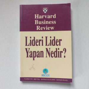 Lideri lider yapan nedir - Harvard Business Review kitap kapağı