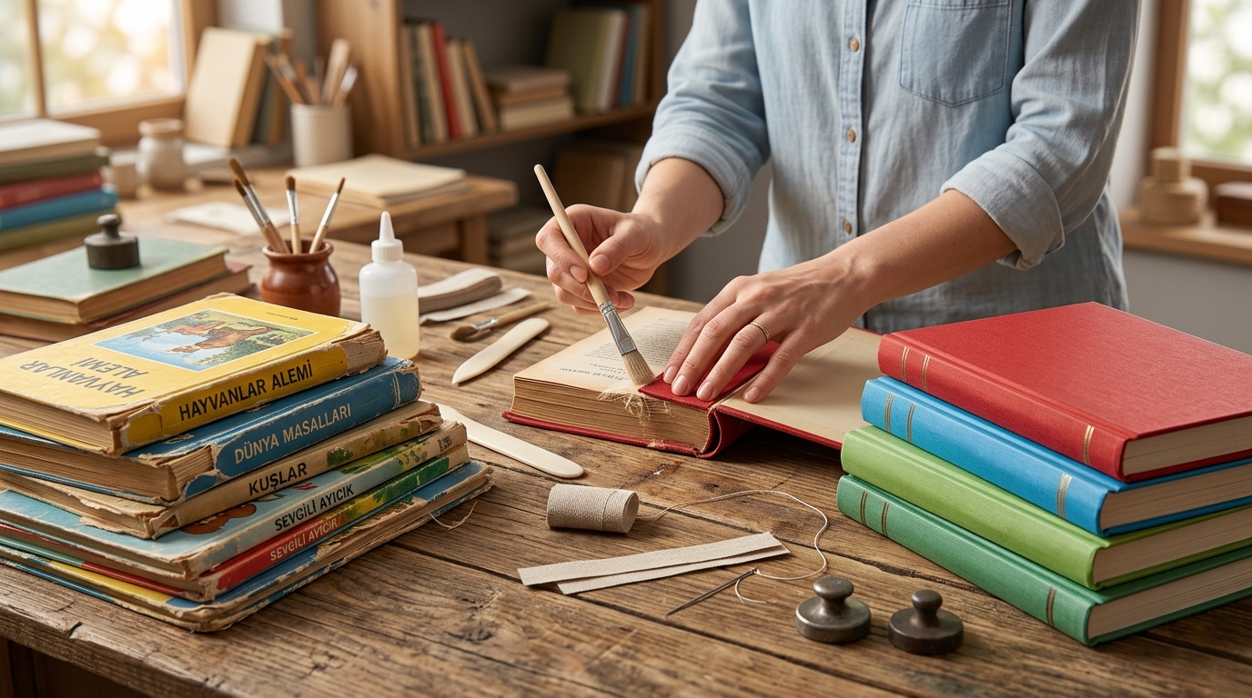 Yıpranmış Çocuk Kitaplarını Yenileme