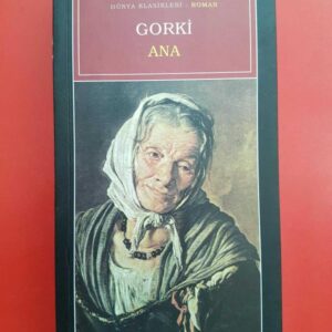 Maksim Gorki Ana kitabı Bordo-Siyah Yayınları 2003 baskısı kapak tasarımı