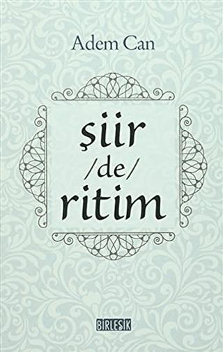 Şiir /de/ Ritim - Adem Can kitap kapağı